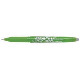 Stylo roller Pilot FRIXION BALL 07 - Effaçable Vert clair avec capuchon pour écriture précise