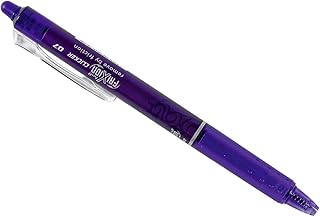 Stylo roller effaçable Pilot FriXion Ball Clicker - Violet, Pointe moyenne, Encre gel pour écriture