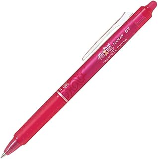Stylo roller Pilot FRIXION CLICKER 07 - Rétractable Effaçable Rose pour écriture et correction