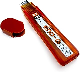 Mines HB ENO-G Pilot - Lot de 12 - Pointe fine 0.5 mm pour porte-mine