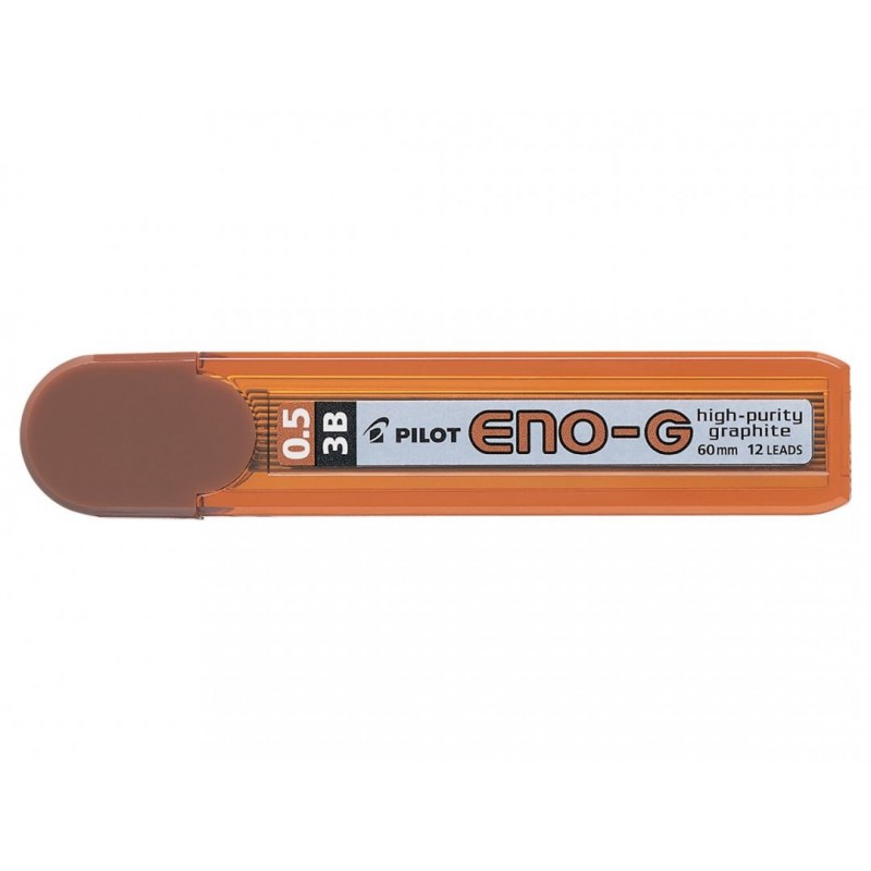 Recharges Porte-Mines Pilot ENO G-3B 0.5mm - 12 Mines Résistantes pour Écriture et Dessin