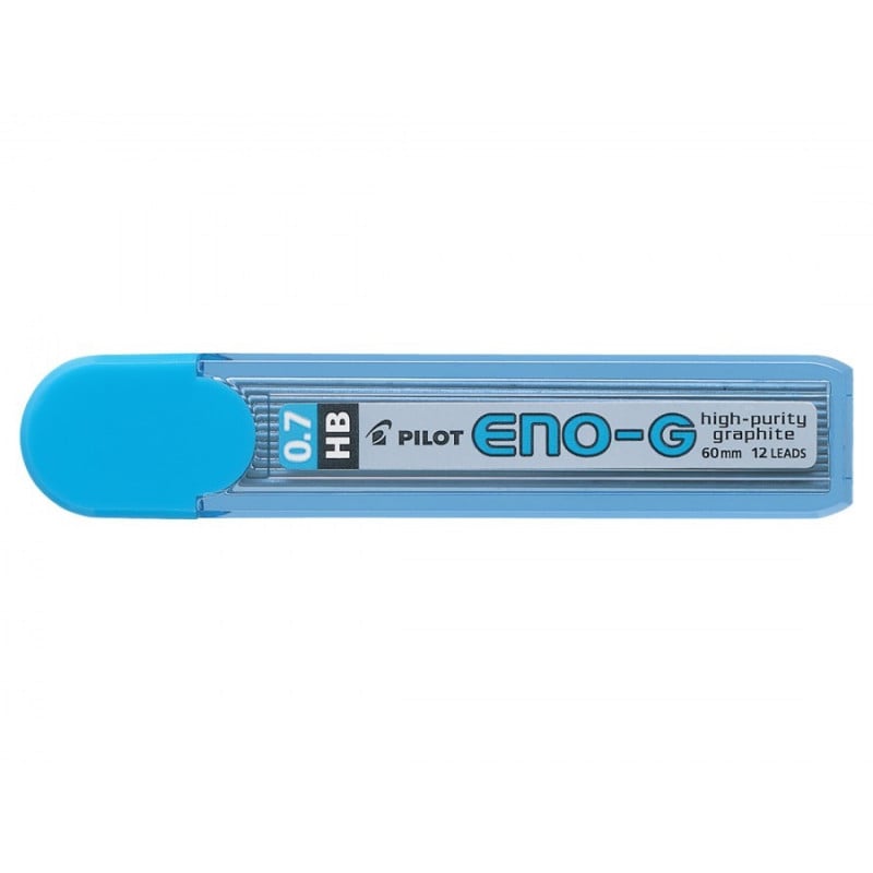 Mines de Rechange HB Pilot ENO-G - Lot de 12 - Pointe 0.7 mm Extra Résistante pour Porte-mines