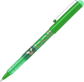 Roller encre liquide PILOT V-Ball 10135 - Pointe conique 1,0 mm Vert pour écriture fluide