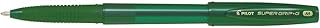 Stylo à bille Pilot SuperGrip G - Vert 1 mm - Écriture fluide pour bureau et école