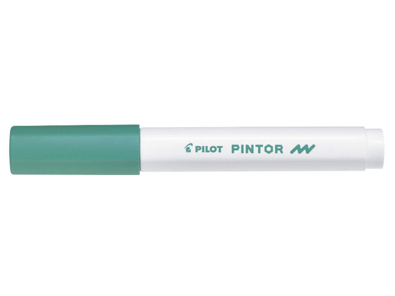 Marqueur peinture Pilot Pintor - Pointe fine 1.0 mm Vert, encre opaque pour loisirs créatifs toutes surfaces