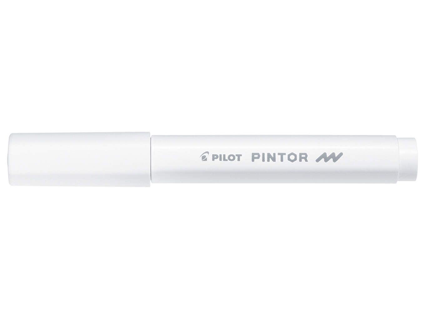 Marqueur peinture Pilot Pintor - Pointe fine 1.0 mm Blanc, encre opaque toutes surfaces, pour dessin et écriture