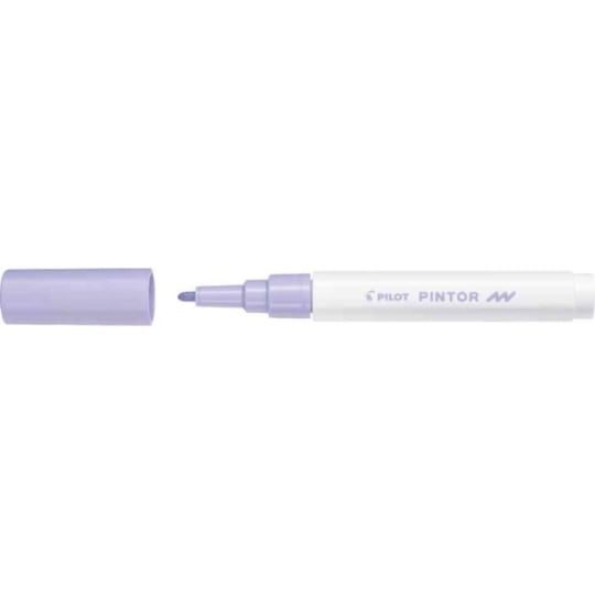 Marqueur peinture Pilot Pintor - Pointe fine 1.0 mm Violet pastel, encre opaque toutes surfaces