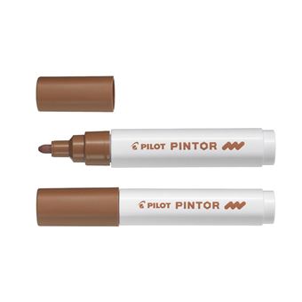 Marqueur Pilot Pintor Medium Marron - Pointe 1,4 mm  pour Dessin et Écriture Créative