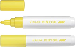 Marqueur PILOT Mk Pintor - Taille Moyenne 1,4 mm Jaune Multicolore pour Création Artistique