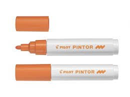Marqueur PILOT Mk Pintor - Taille Moyenne 1,4 mm Orange Multicolore pour Création Artistique et Loisirs Créatifs