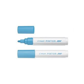 Marqueur Pilot Pintor Medium Bleu Pastel - Pointe 1,4 mm pour Dessin et Écriture Créative
