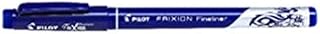 Stylo Feutre Pilot Frixion Fineliner - Pointe 1.3 mm Effaçable Bleu Foncé pour Écriture et Dessin