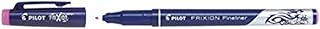 Stylo Feutre Frixion Fineliner - Pointe 1.3 mm Effaçable Rose pour Écriture et Dessin