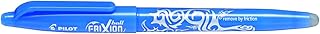 Stylo roller Pilot FRIXION BALL 07 - Capuchon Effaçable Bleu ciel pour écriture fluide