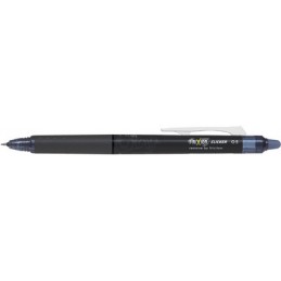Stylo roller Pilot FRIXION POINT CLICKER - Bleu noir, effaçable, pour écriture scolaire et bureau