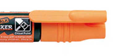 Marqueur craie Pentel - Orange, effaçable, pointe fine pour vitres vitrines tableaux
