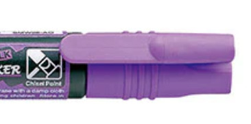 Marqueur craie Pentel - Violet effaçable pointe fine pour vitres vitrines tableaux en écriture scolaire et artistique
