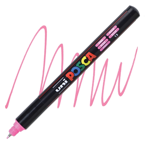 Feutre Posca Pointe Extra Fine Rose 0.7mm - Dessin et Écriture Précise pour Artistes et Designers