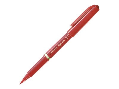 Feutre d'écriture Uni-Ball SIGN PEN MYT-7 R - Rouge, Encre Pigmentée, Pointe 1.0 mm, Corps Recyclé