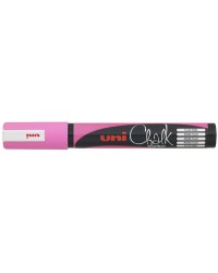 Marqueur Craie Liquide Uni-Ball PWE-5M RE FLUO - Rose Fluo Ogive Moyen pour Écriture sur Tableau