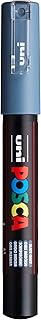 Marqueurs Uni-Ball POSCA PC1MC - Pointe conique extra-fine 0,7-1mm Gris ardoise pour dessin et écriture