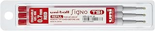 Recharges Uniball Roller Signo - Encre Gel Effaçable Pointe Moyenne 0.7mm Rouge pour Stylo