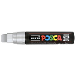 Marqueur à pigment Posca PC-17K BF - Argent Extra large 15mm pour arts graphiques et loisirs créatifs