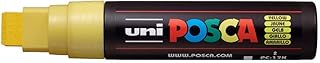 Marqueur à pigment Posca PC-17K BF - Jaune Extra large 15mm pour arts graphiques et loisirs créatifs