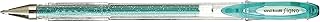 Roller à encre gel uni-ball UB SIGNO UM-120SP - Vert pailleté, écriture fluide pour bureau et scolaire
