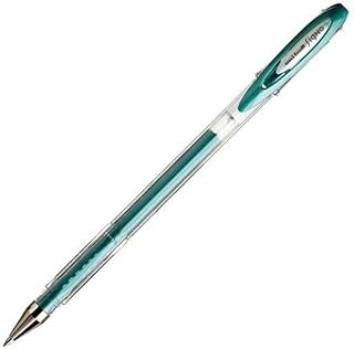 Stylo Roller encre gel Uni-ball Signo UM120NM - Pointe Moyenne 0,7mm Vert Métallisé pour écriture fluide