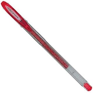 Stylo Roller Encre Gel Signo UM-120SP - 0,7 mm Rouge pailleté pour Écriture Précise et Fluide