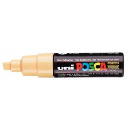 Marqueur à pigment Posca PC-8K RS - Rose Saumon Large Pointe Biseautée pour Art et Design 8mm