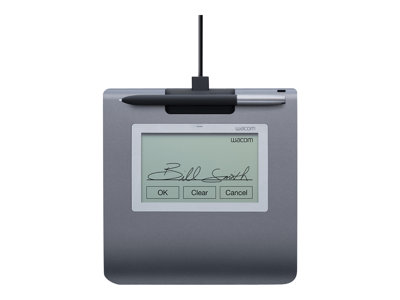 Terminal de signature Wacom STU-430 - écran LCD 9.6 x 6 cm électromagnétique filaire USB pour bureau et organisation professionnelle