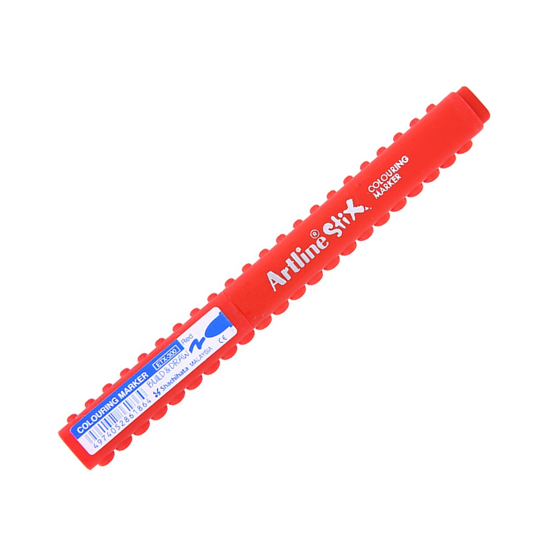 Marqueur pinceau Artline Stix Colouring Marker - Couleur Red pour dessin et coloriage