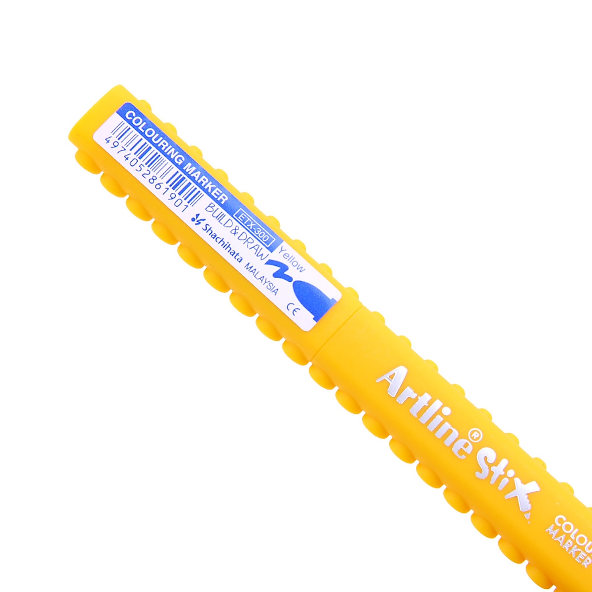 Marqueur pinceau Artline Stix Colouring Marker - Couleur Yellow pour dessin et coloriage