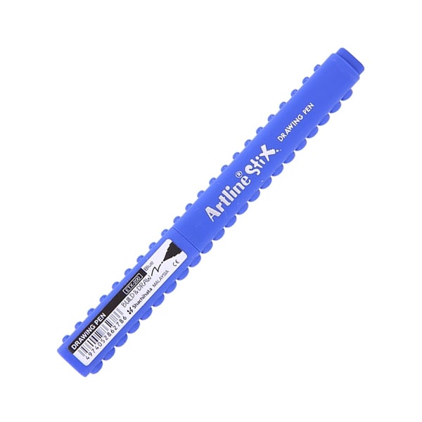 Marqueur pinceau Artline Stix Drawing Pen - Couleur Blue pour dessin et coloriage