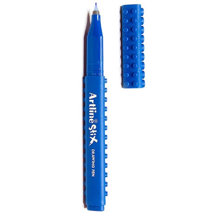 Marqueur pinceau Artline Stix Drawing Pen - Couleur Royal blue pour dessin et coloriage