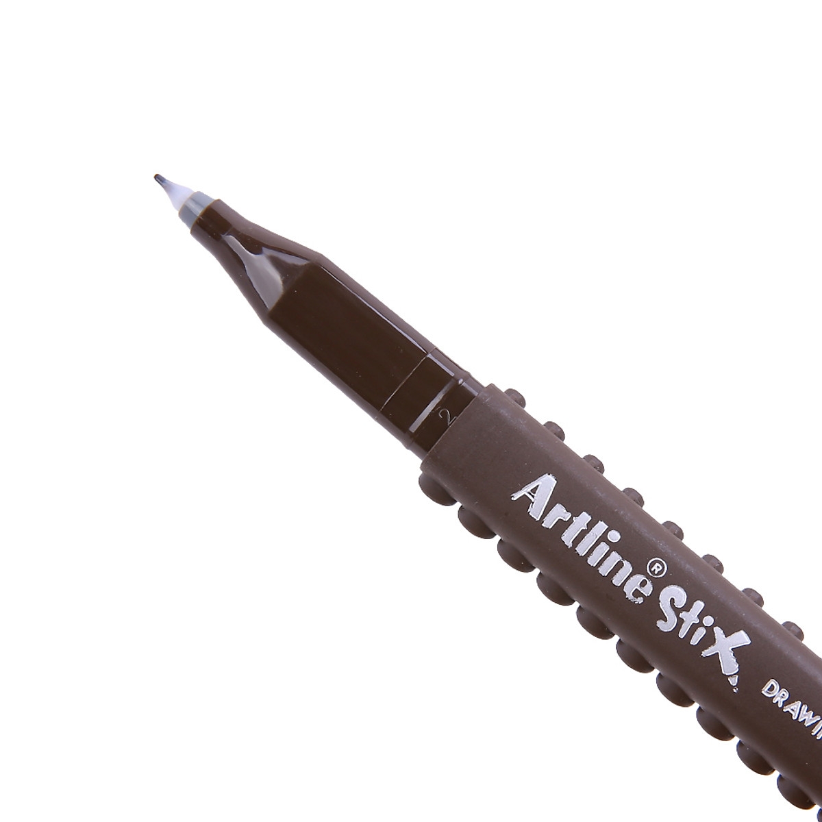 Marqueur pinceau Artline Stix Drawing Pen - Couleur Dark brown pour dessin et coloriage