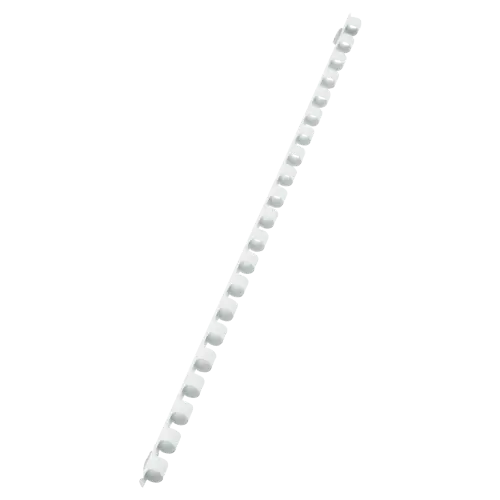 Reliure en plastique GBC Pro Comb - 6 mm, pour documents, compatible A4, usage bureautique à l'unité Blanc
