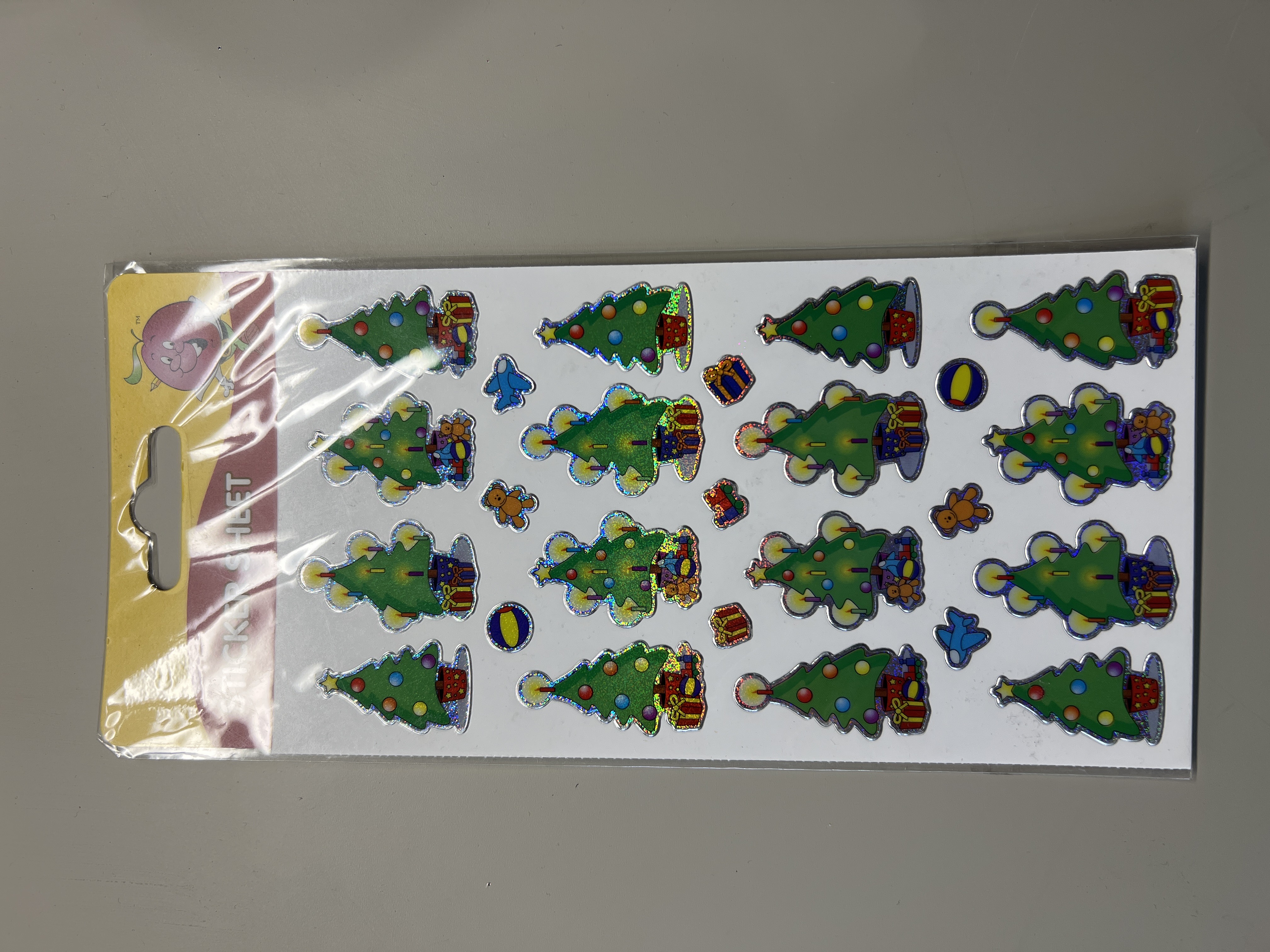 Stickers Sapin de Noël - Décoration festive pour cartes et emballages