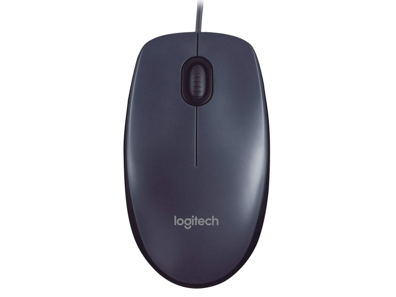 Logitech Souris optique M90, avec câble de connexion, noir