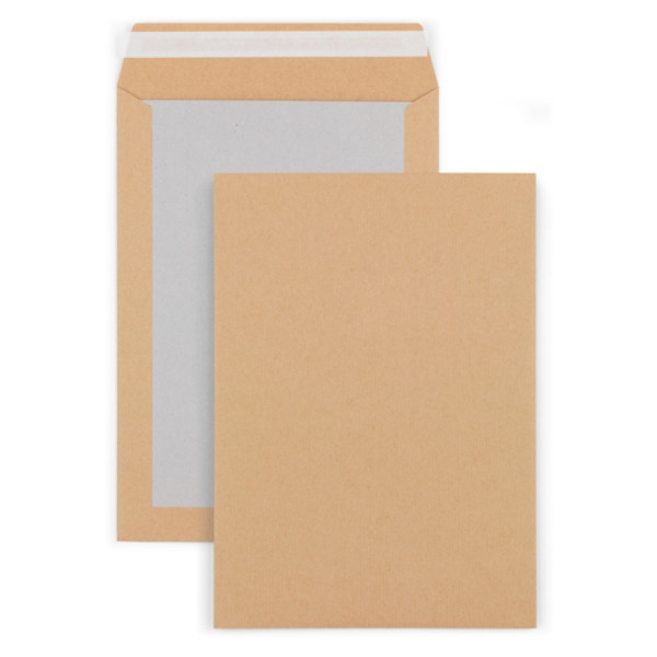 Pochettes d'expédition Dos cartonné C4 229 x 324 mm 120g kraft brun sans fenêtre autocollante pour bureau