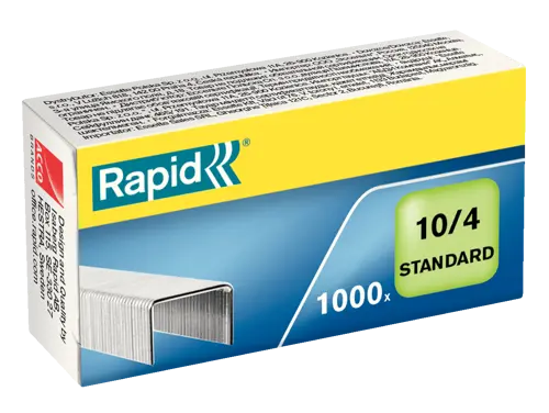 Rapid, Agrafes, Numéro 10, 10/4, Galvanisé, Boite de 1000, 24862900