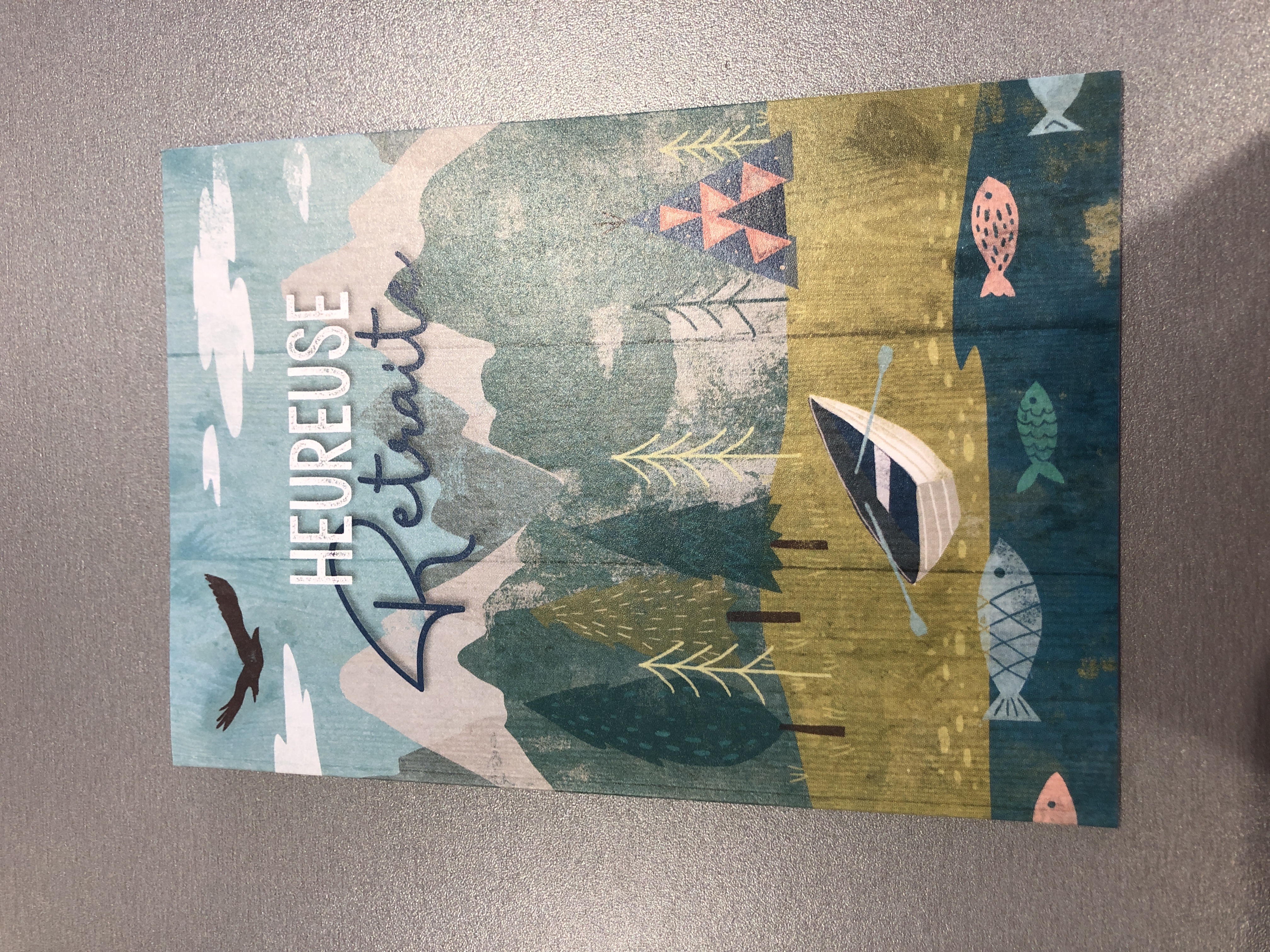 Carte de Vœux Papier - Messages de Sympathie et Soutien pour Retraite - Format Idéal pour Écrire