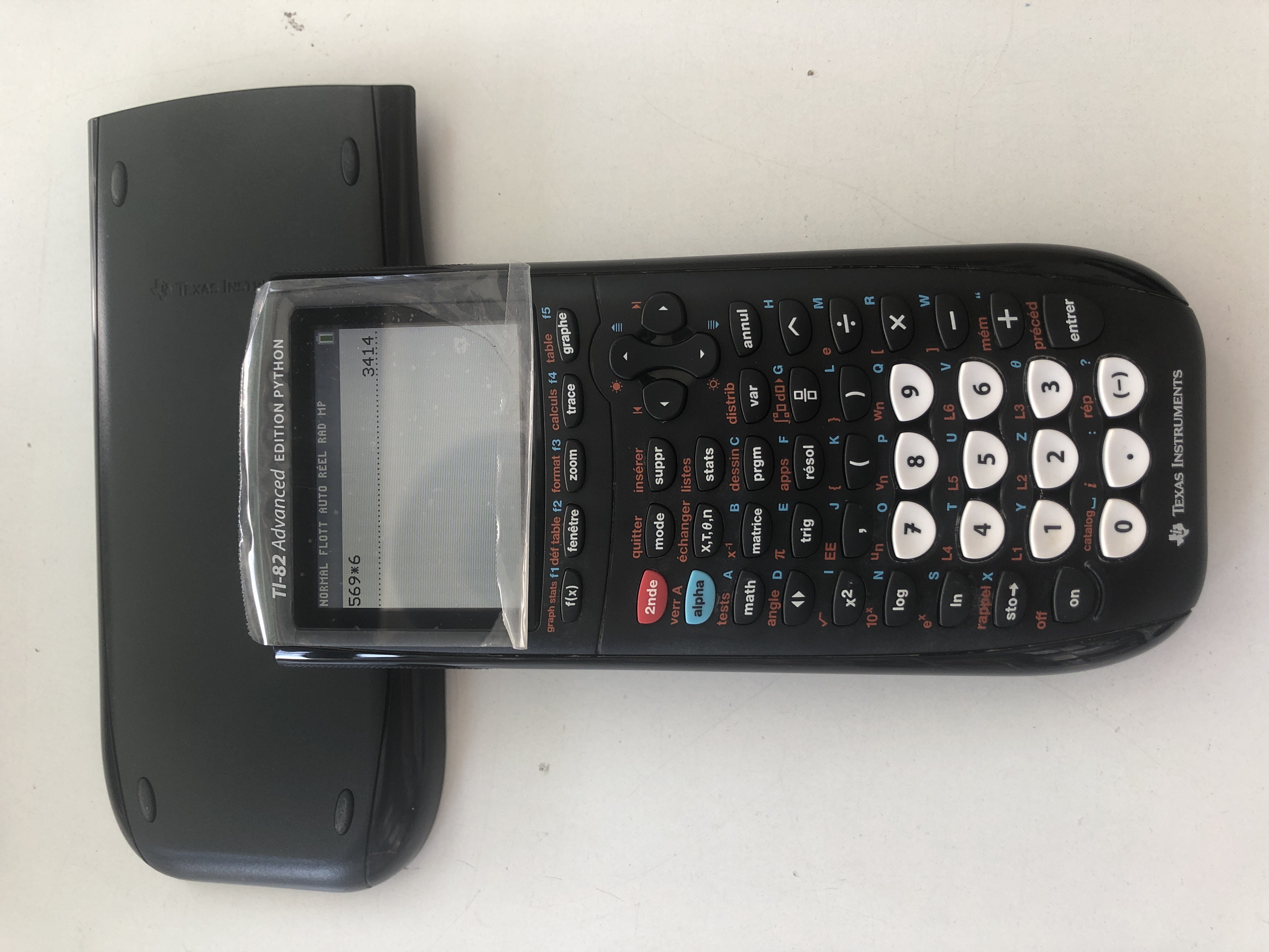 Calculatrice graphique Texas Instruments TI-82 Advanced Edition Python - Écran haute résolution, mode examen, programmation Python pour usage scolaire et professionnel
