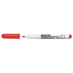 Marqueur pour tableau blanc GIOTTO Robercolor - Pointe ogive 3-4 mm Rouge Usage scolaire et bureau