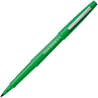 Feutre médium Papermate FLAIR NYLON - Vert S0191033 pour écriture précise et dessin technique