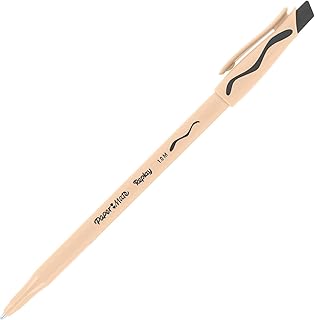 Stylo à bille PAPER:MATE Replay - Pointe moyenne Noir Effaçable et Réversible pour Écriture