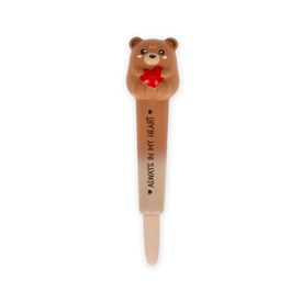 Stylo gel Legami Teddy Bear - encre fluide antistress pour écriture scolaire et bureau