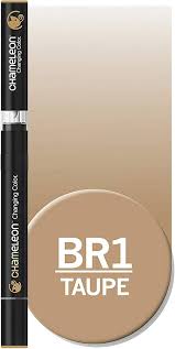 Marqueur artistique Chameleon Graphic Marker BR1 Taupe - Feutre pour dessin et illustration créative